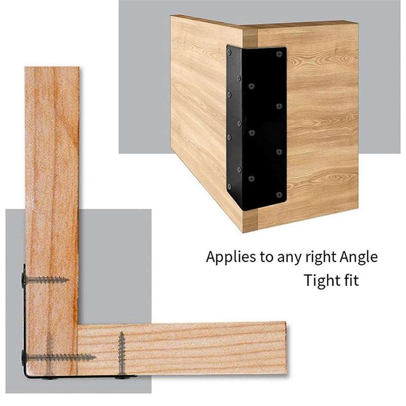 Set of 4 Raised Garden Bed Corner Brackets with Wood Screws for 20Inch-24Inch Bed for Vegetable Plan