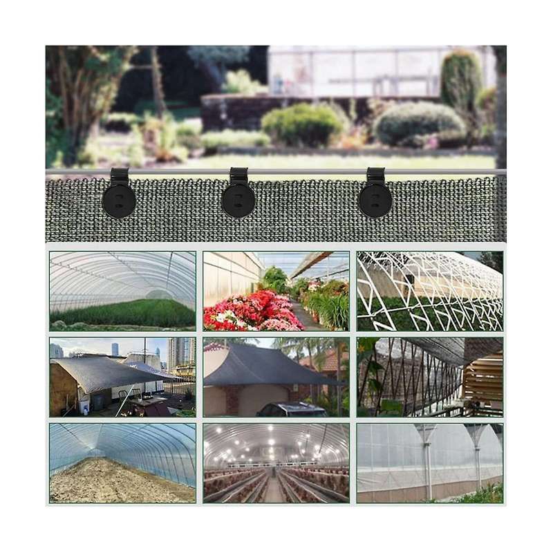 Shade Cloth Heavy Duty Lock Grip Plastic Clips Greenhouse Shade Cloth Fix Clamp Windproof Awning Cl