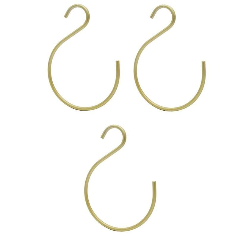 -shape Hooks Bedroom Multifunctional Aluminium Alloy S Hanger Hooks Scarf Tie Hook Hanging Wardrobe
