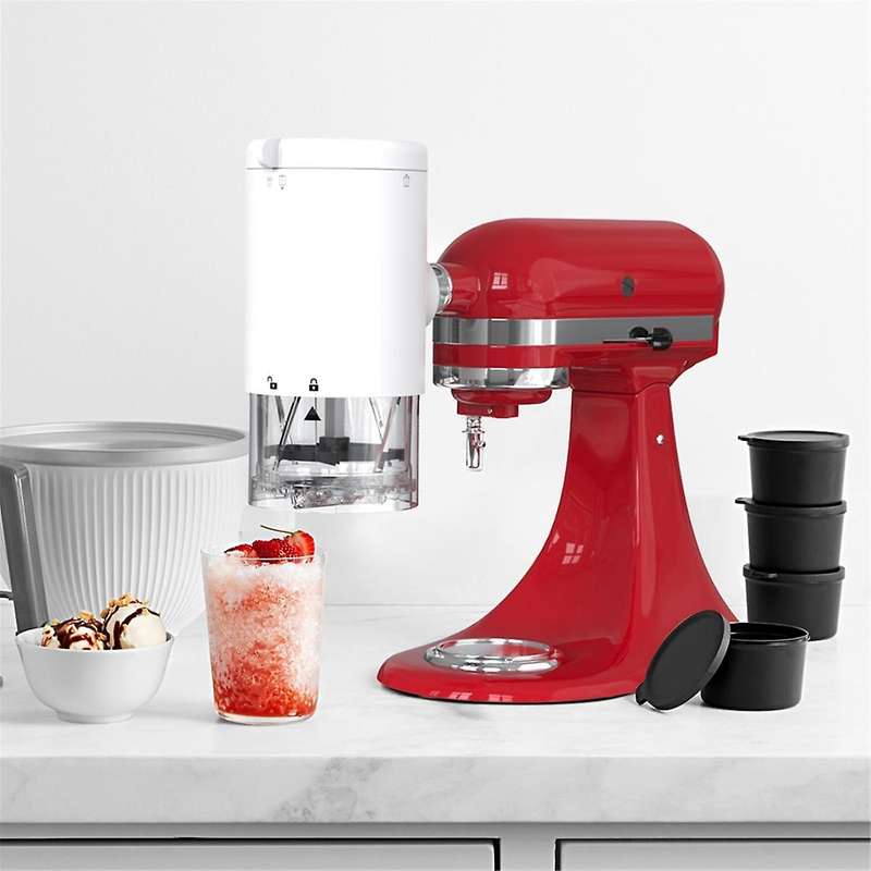 Shave Ice Attachment for Stand Mixer, Shaved Ice and Snow Cone Attachment for Stand Mixer