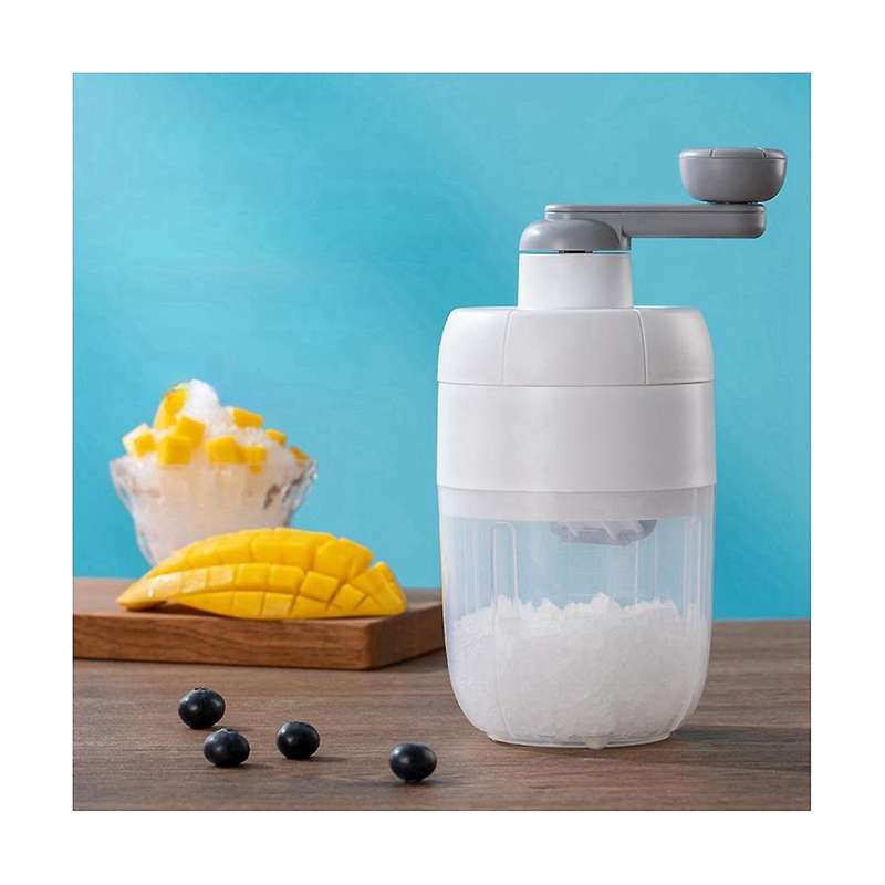 Shaved Ice Machine Home Small Manual Ice Crusher Hand-shake Ice and Hail Ice Ice Breaker to Make Sa