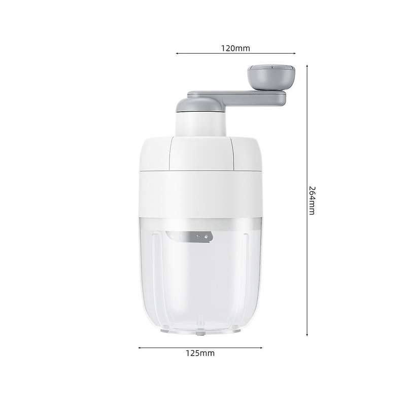 Shaved Ice Machine Home Small Manual Ice Crusher Hand-shake Ice and Hail Ice Ice Breaker to Make Sa