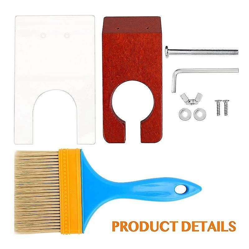 Shearing Guide for Carpet Trimmer with Brush Rug Tufting Carver Holder to Keep Your Rug Surface For