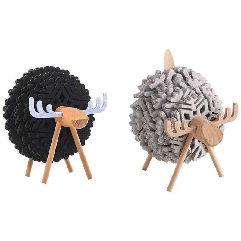 Sheep Shape Coasters Anti Slip Cup Pads Coasters Insulated Round Felt Cup Mats Home Office Decor