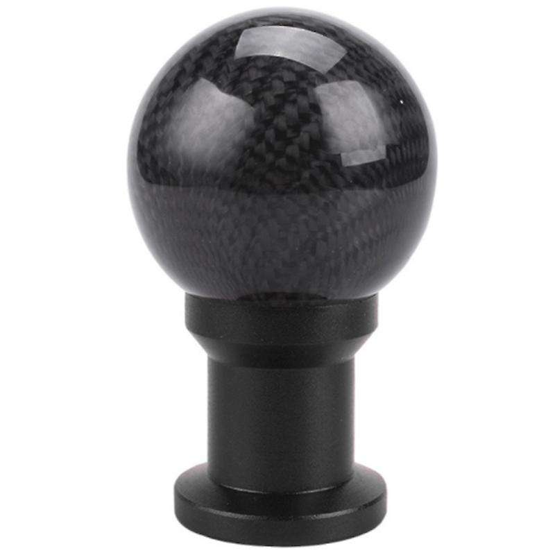 Shift Knob Carbon Fiber,Car Modified Universal Gear Head True Carbon Fiber Gear Shift Knob Plus Limi
