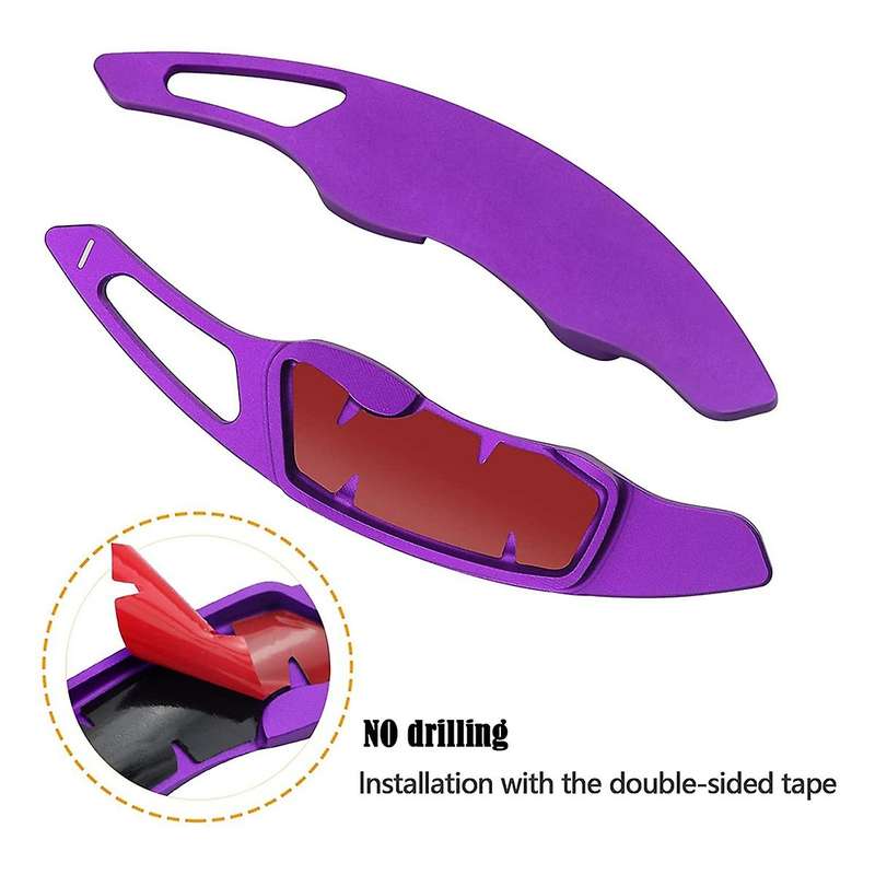 Shift Paddles Cover Extension Steering Wheel Shifter Extended for Forester XV BRZ ,Purple
