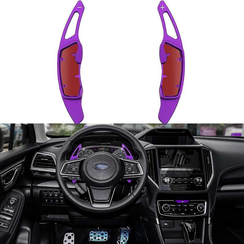 Shift Paddles Cover Extension Steering Wheel Shifter Extended for Forester XV BRZ ,Purple
