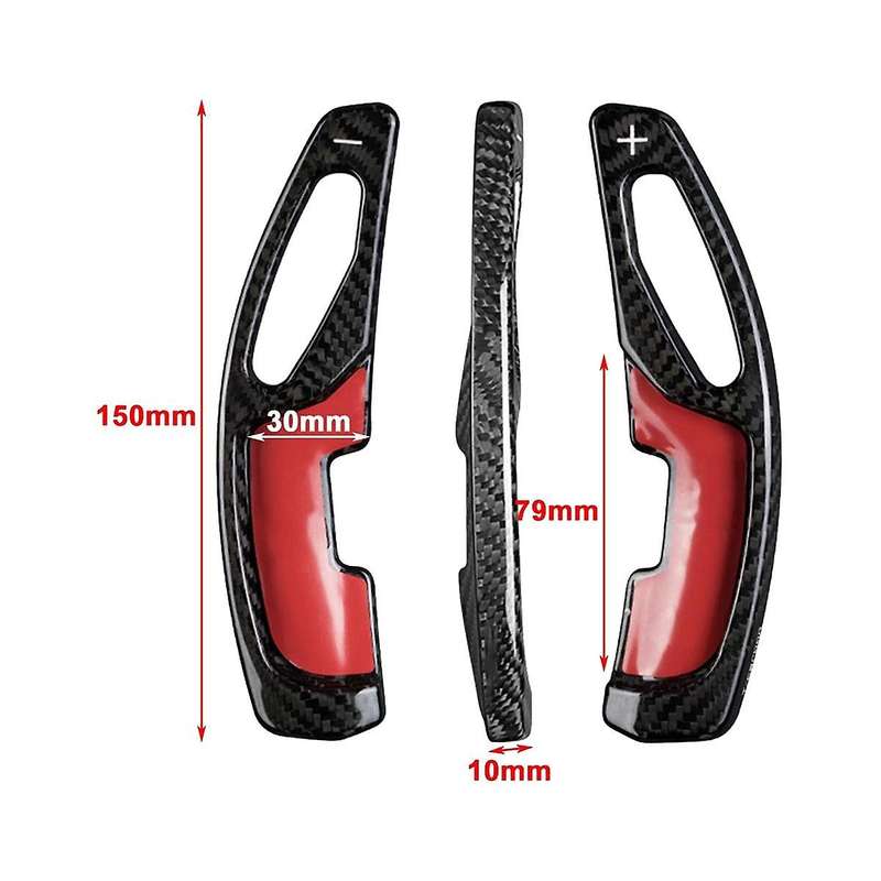 Shift Paddles Steering Wheel Shift Auto Accessories for Gs250 Es250 Rx Red