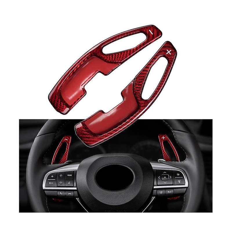 Shift Paddles Steering Wheel Shift Auto Accessories for Gs250 Es250 Rx Red