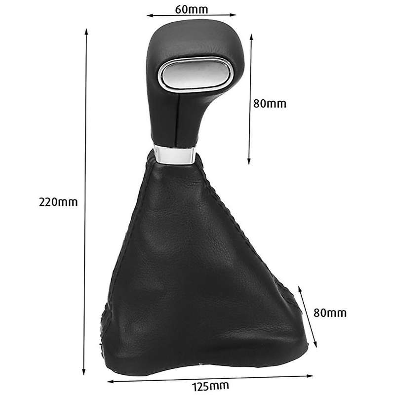 Shifting Knob for MK5 Automatic Car Gear Stick Shift Knob with Leather Cover Car-Styling 2006-2011