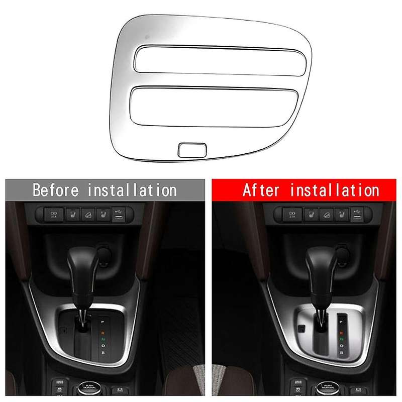 Shiny black ABS Car Central Gear Shift Knob Panel Frame Cover Trim for YARIS / YARIS 2020 2021 RHD