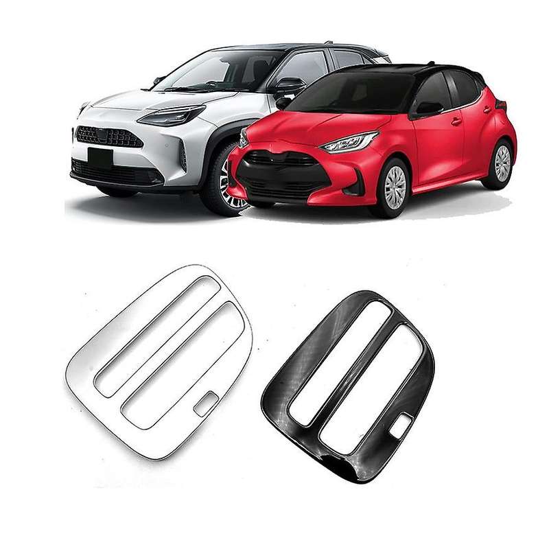 Shiny black ABS Car Central Gear Shift Knob Panel Frame Cover Trim for YARIS / YARIS 2020 2021 RHD