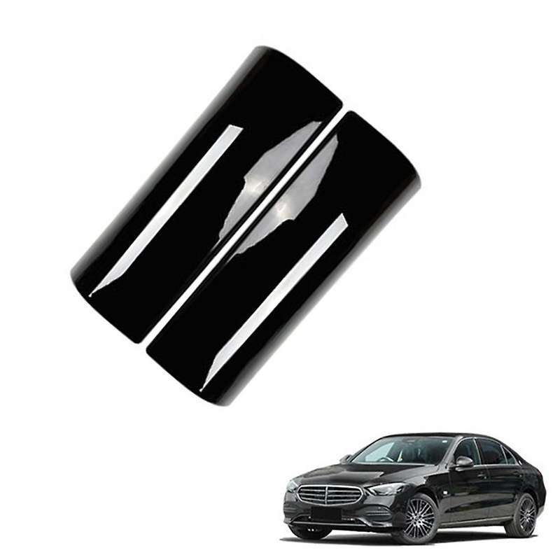 Shiny Black Car Center Console Armrest Box Panel Cover Trim Decoration Stickers for C Class W206 202