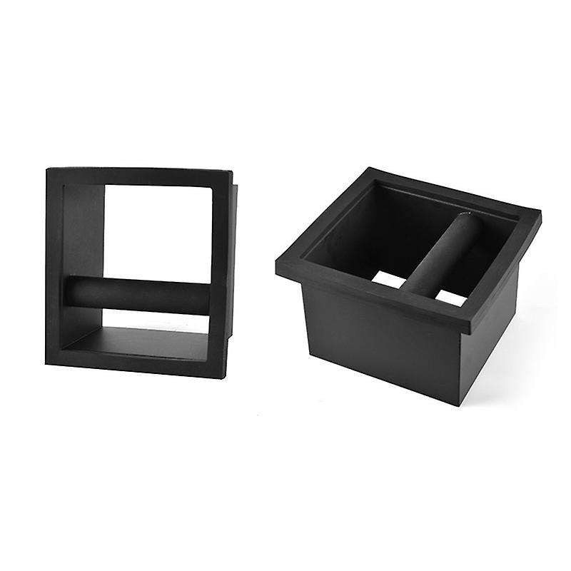 Shock-absorbing Coffee Machine Beat Box Anti- Coffee Grinder Trash Bin with Knock Bar for Barista