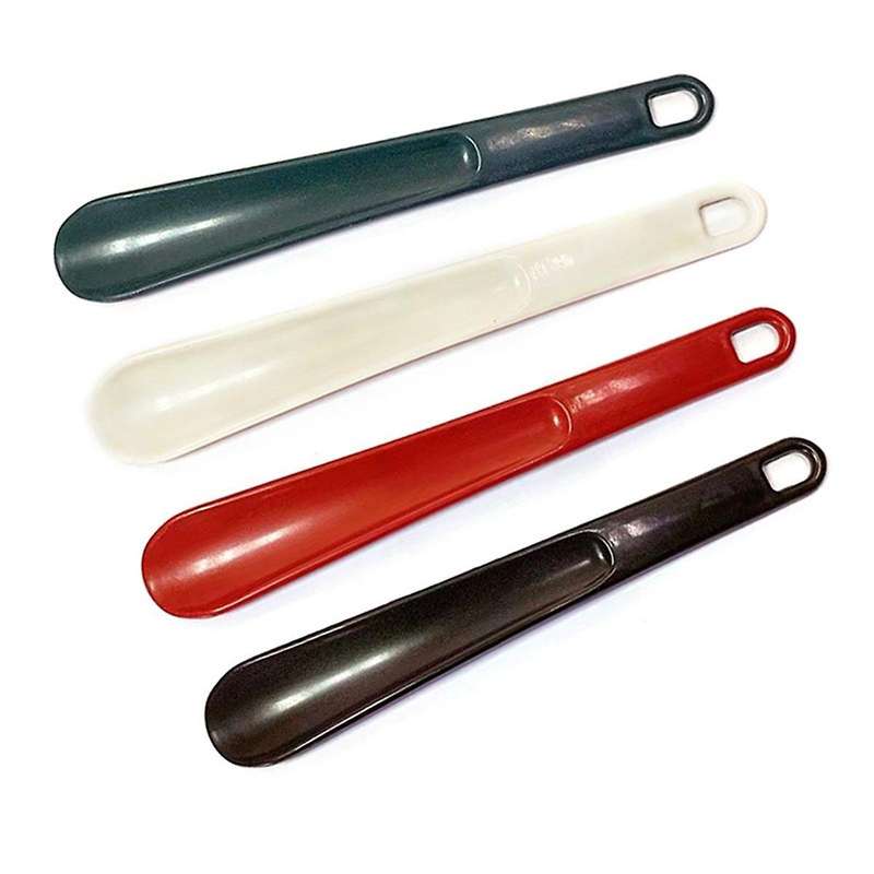 Shoehorn - 25 cm - Short Handle - Very Stable - with Hanging Hole - Ergonomic Shape - Suitable for M