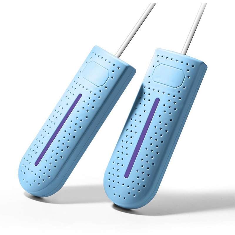 Shoe Dryer with Ultraviolet Sterilization Intelligent Timing, Blue