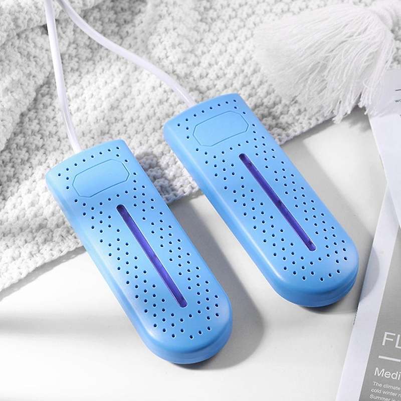 Shoe Dryer with Ultraviolet Sterilization Intelligent Timing, Blue