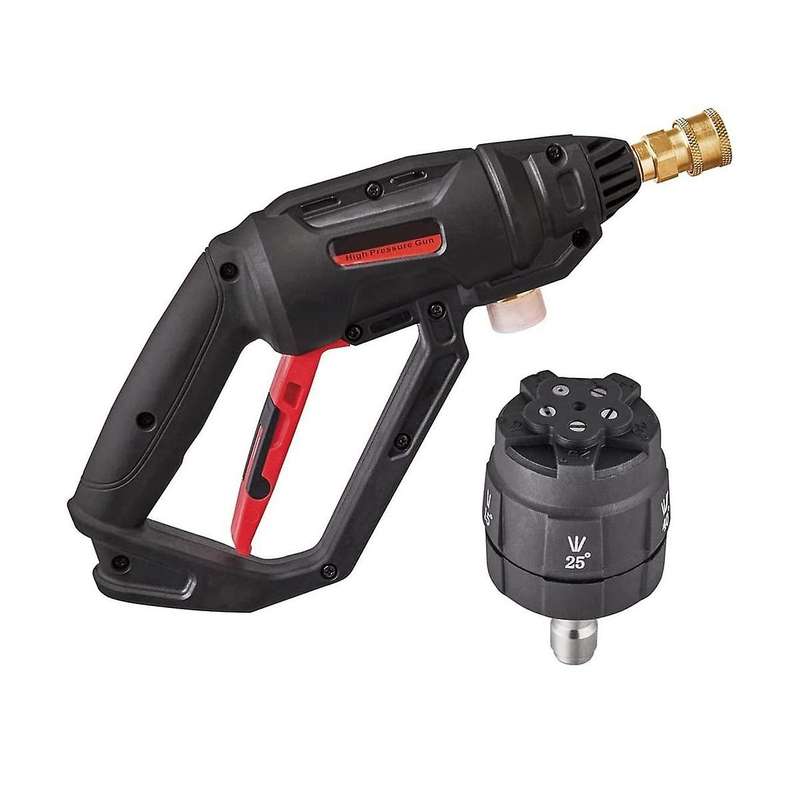 Short Wand Pressure Washer Connect M22/14 Hose with 5-In-1 High Pressure Spray Nozzle,1/4inch Quick