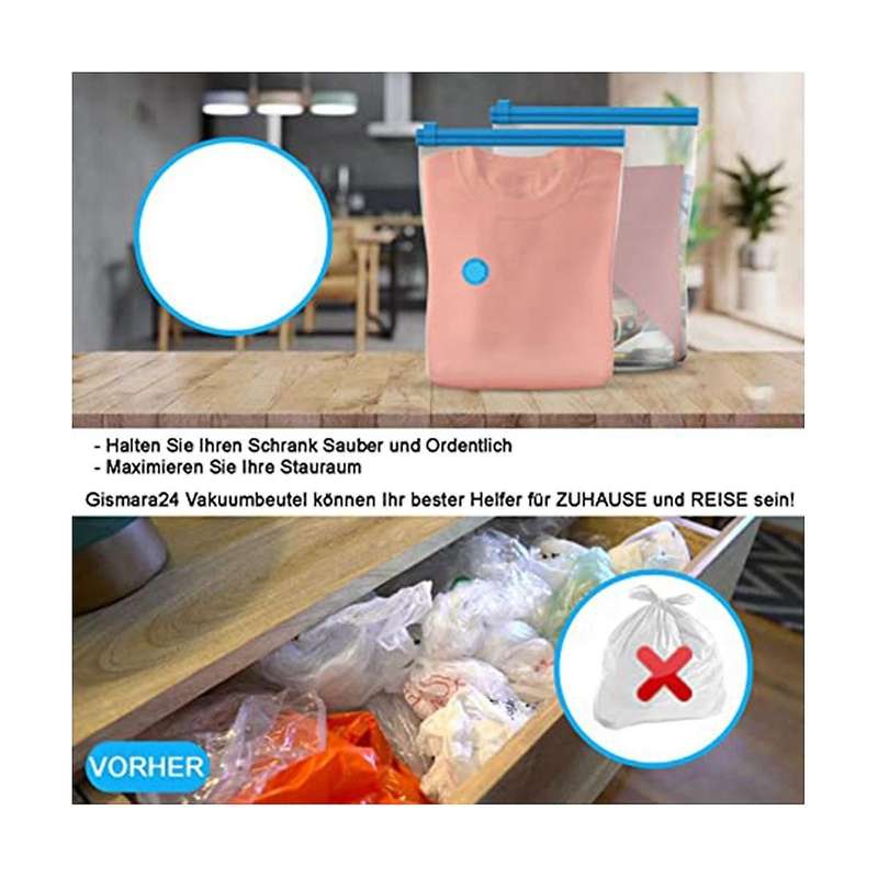 Short Empty Bag Compression Bag Transparent Vacuum Storage Bag Can Hold Clothes Quilt