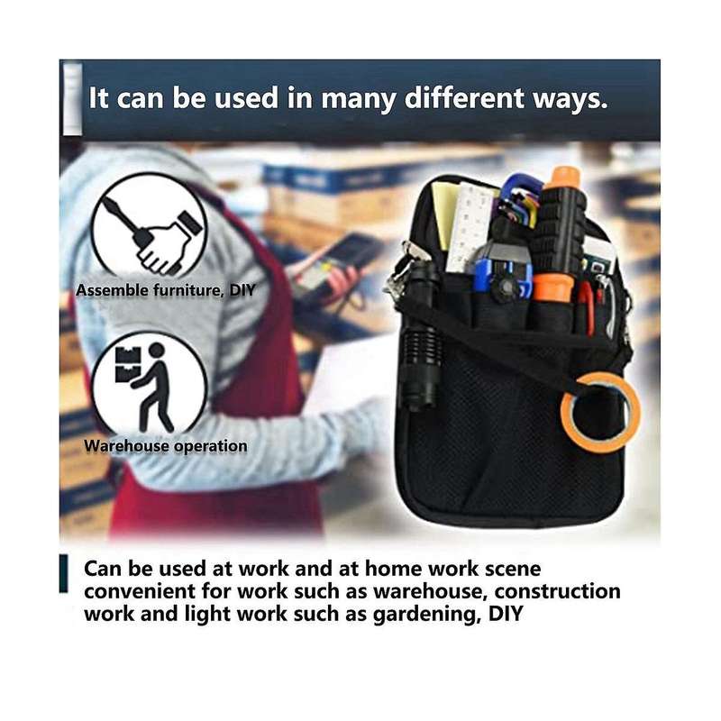 Shoulder Tool Storage Bag Portable Tool Bag Multifunctional Subdivided Storage Diy