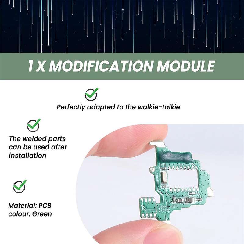 Shortwave Modification Module for UV-K5/K6 Radio Qalkie-Talkie Modification Module for Properties Se