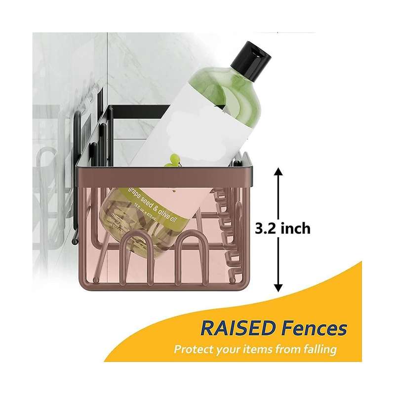 Shower , Bathroom Shower Organizer [5-pack], Self Adhesive Shower Shelves, Shower Shelf for Inside