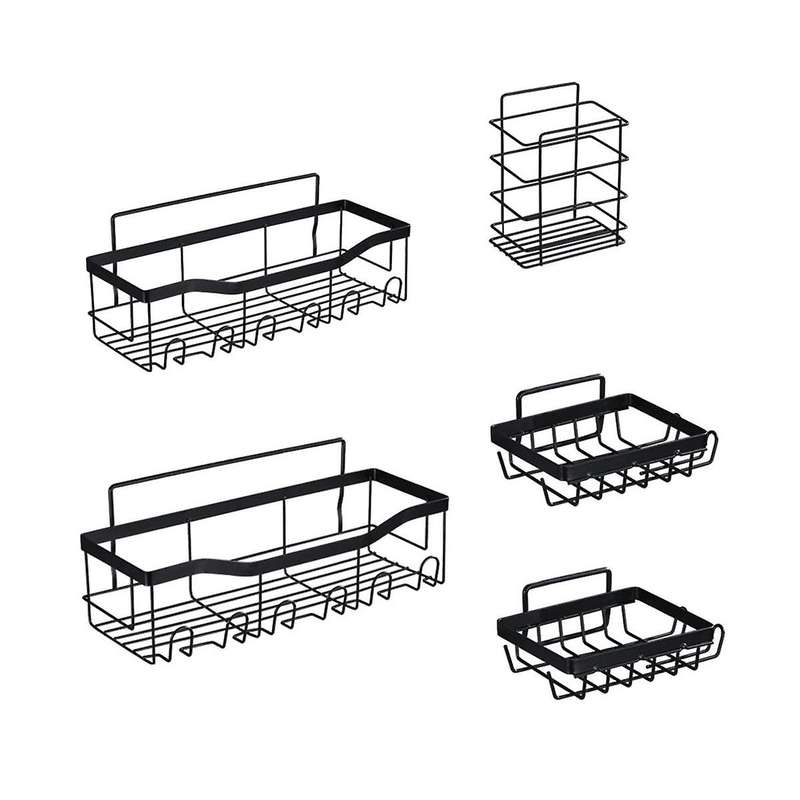 Shower , Bathroom Shower Organizer [5-pack], Self Adhesive Shower Shelves, Shower Shelf for Inside