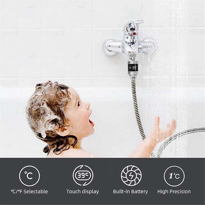 Shower Faucets Water Thermometer Bathtub Shower Faucet Kitchen Home Water Temperature Thermometer