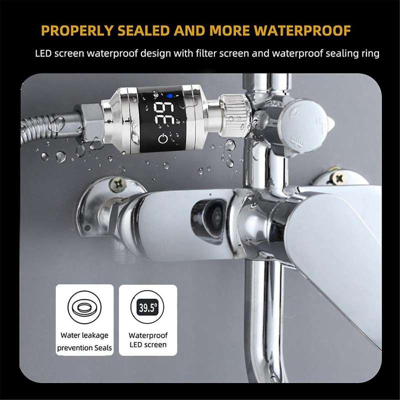 Shower Faucets Water Thermometer Bathtub Shower Faucet Kitchen Home Water Temperature Thermometer