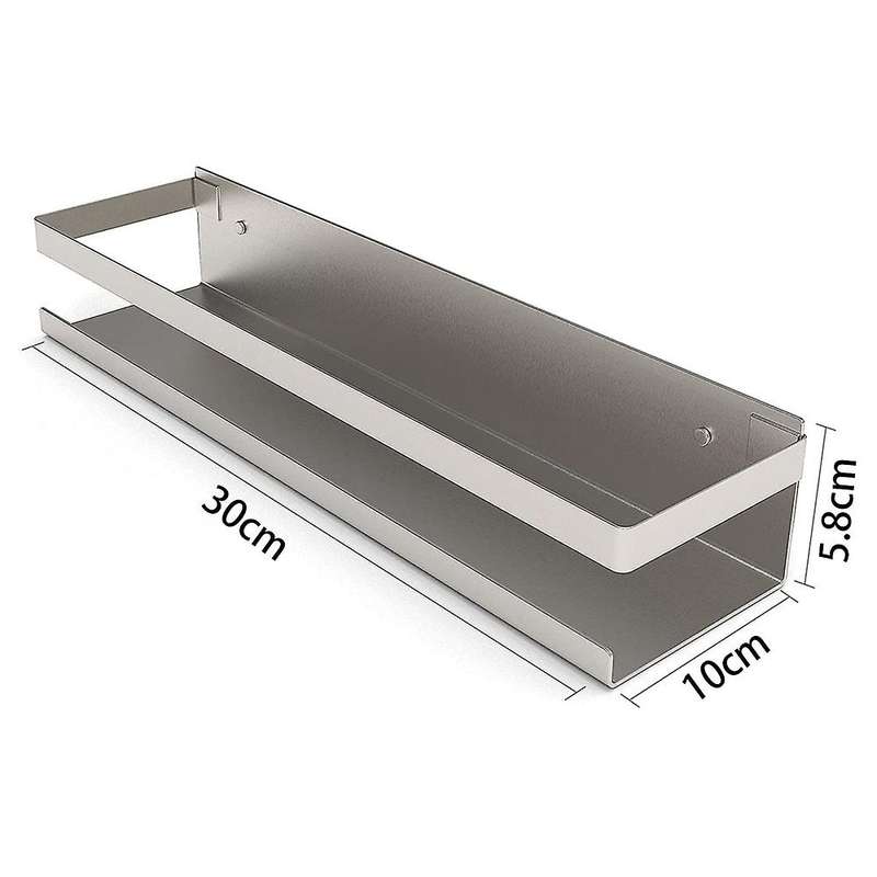 Shower Shelf No Drilling Self-adhesive Shower Basket Stainless Steel Shower Shelf Bathroom Shelf Bru