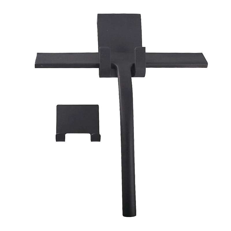Shower Squeegee, Silicone Window Squeegee Black Wiper without Drilling Shower with Hanging