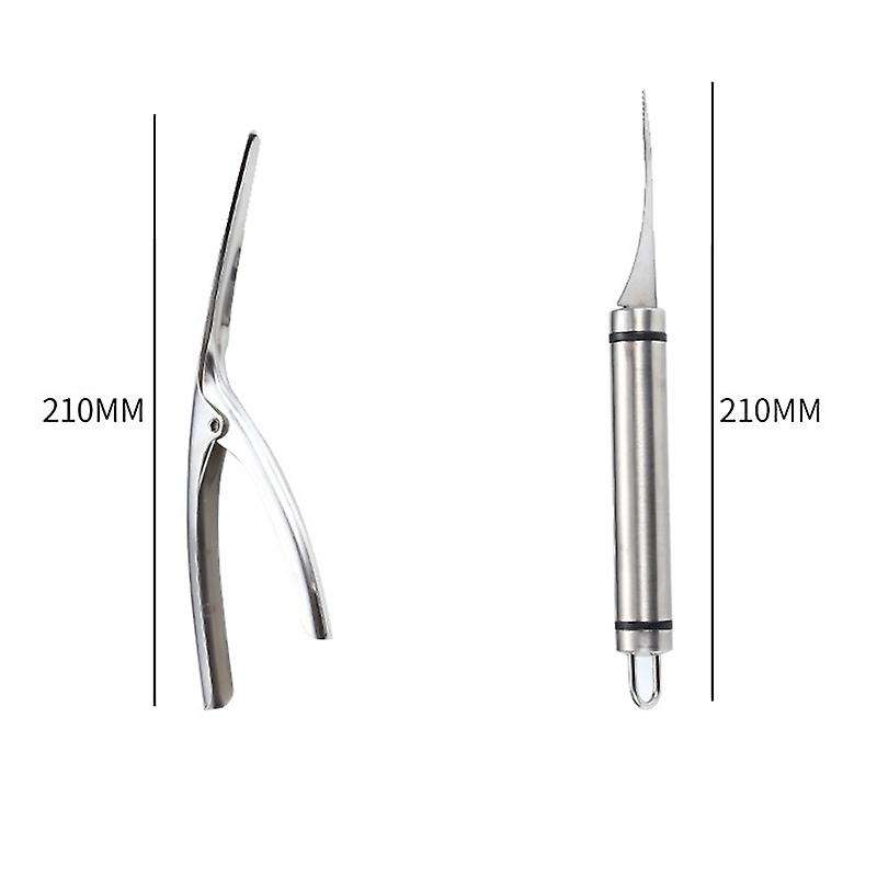 Shrimp Deveiner Tool and Peelers,stainless Steel Shrimp Cleaner Knife Prawn Peeler Shrimp Deveiner