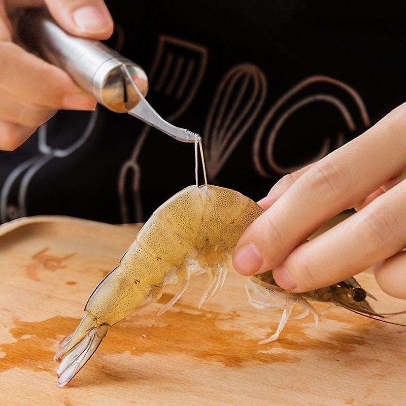 Shrimp Deveiner Tool and Peelers,stainless Steel Shrimp Cleaner Knife Prawn Peeler Shrimp Deveiner