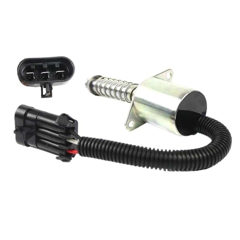 Shut Off Solenoid 12V Stop Solenoid for S150 S160 S175 S185 S205 S250 S300 6681512 7136559 Traction
