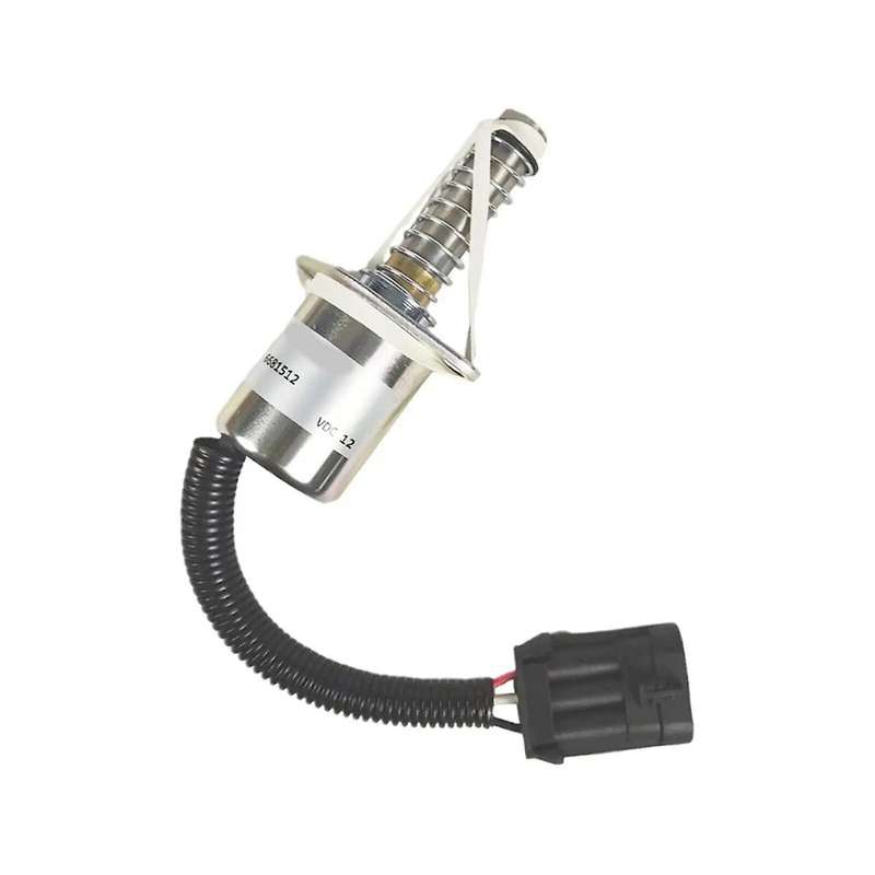 Shut Off Solenoid 12V Stop Solenoid for S150 S160 S175 S185 S205 S250 S300 6681512 7136559 Traction