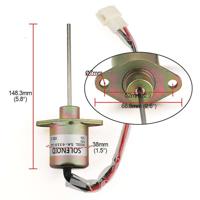 Shutdown Solenoid Valve 17490-60010 for 05 Series 12V