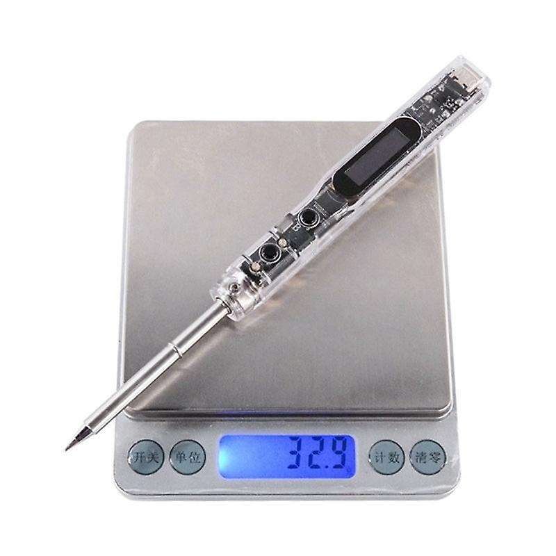Si012 (t12-+-k)portable Mini Electric Soldering Iron Smart Led Digital Display Adjustable Temp Iron