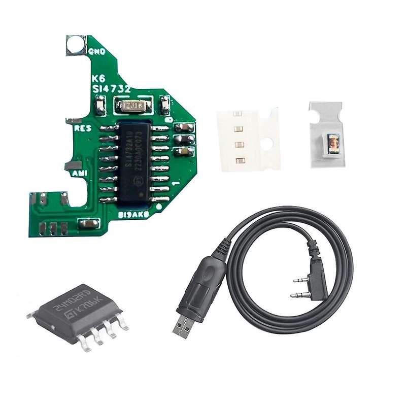 SI4732 Module+2M Chip+USB Programming Cable Shortwave Modification Module V2 FPC Version for UV-K5 U