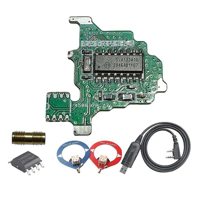 SI4732 Radio Modification Module for UVK5/UVK6 Short Wave FM Modification Module+2xAntenna+Programmi