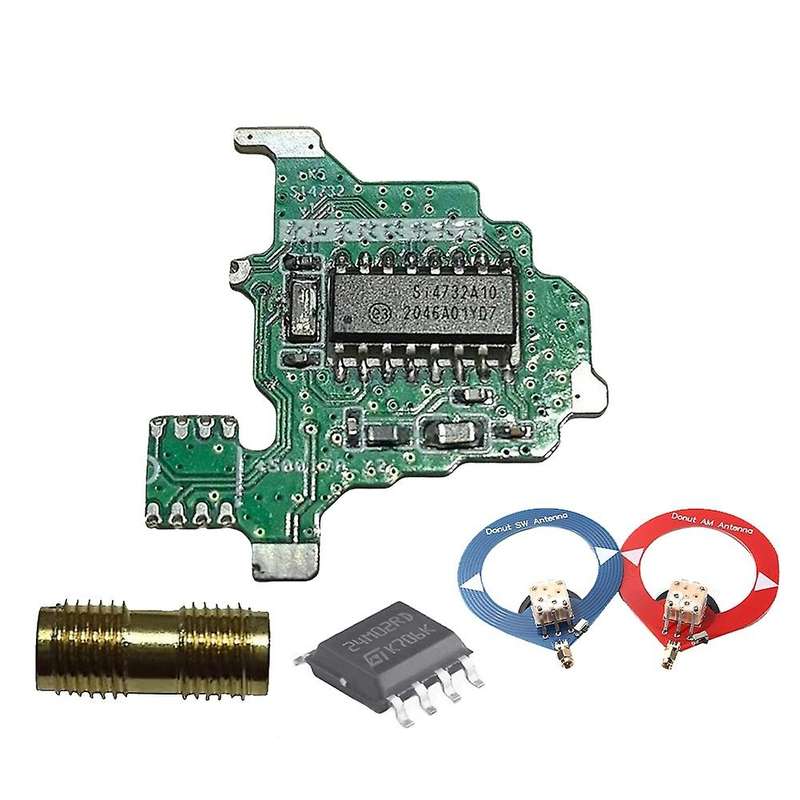 SI4732 Radio Modification Module for UVK5/UVK6 Short Wave FM Modification Module+2M Chip+2xDonut Ant