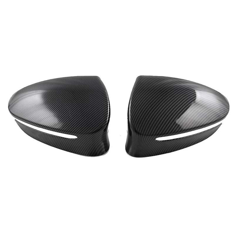 Side Door Mirror Cap Rearview Mirror Cover Trim Protective Decoration Carbon Fiber Look for TANG