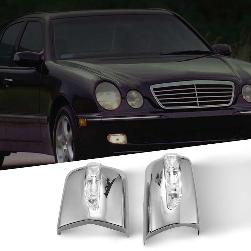Side Mirror Cover with LED Side Blinker LHD for W124 E Class 1986-1994