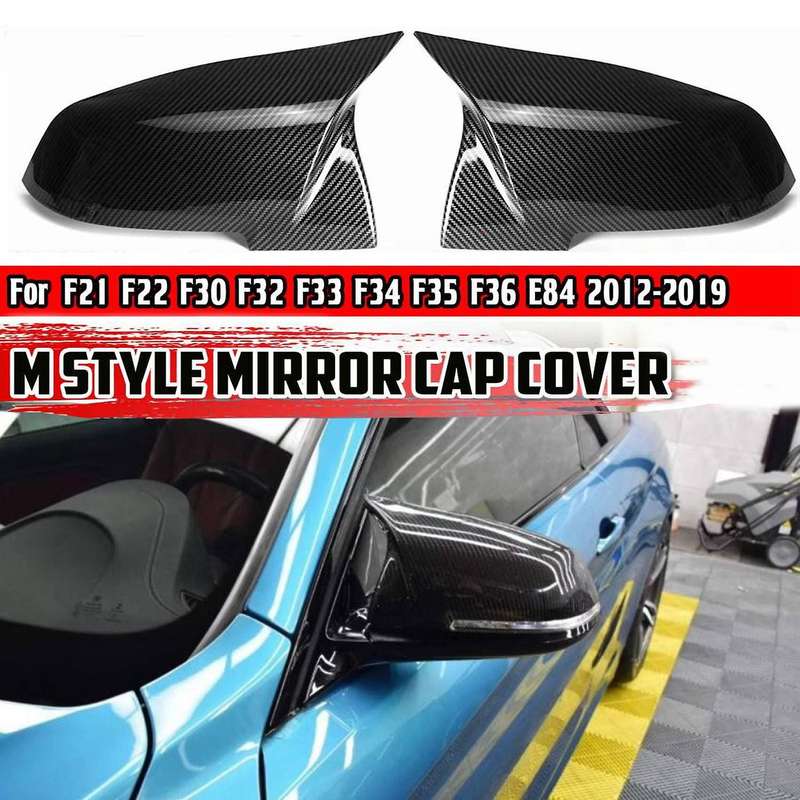 Side Mirror Cover, for M2 F22 F30 F32 F33 F34 F35 F36 E84 2012-2019 Rearview Mirror Cover Caps Carbo