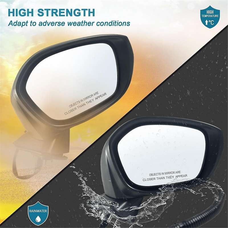 Side Mirror for 2022 2023 Sedan/hatchback with Power Glass, Manual Folding, Replace Ho1321350 (right