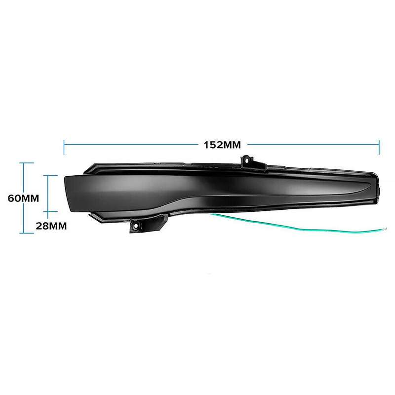 Side Mirror Indicator Dynamic LED Turn Signal Lights for C Class W205 E W213 S W222 W217 Bule&Amber