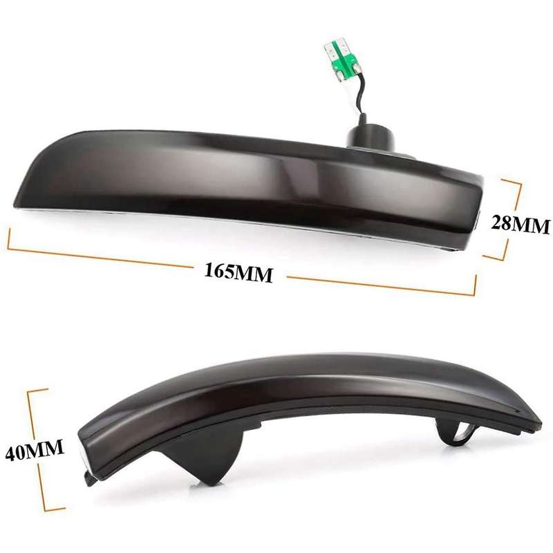 Side Mirror Indicator Dynamic LED Turn Signal Lights Flowing Blinker Repeater Light for Kuga 2013-20