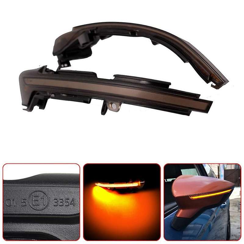 Side Mirror Indicator Dynamic LED Turn Signal Light for SEAT III Mk3 5F 2013-2019 Mk5 V Arona 2017-2
