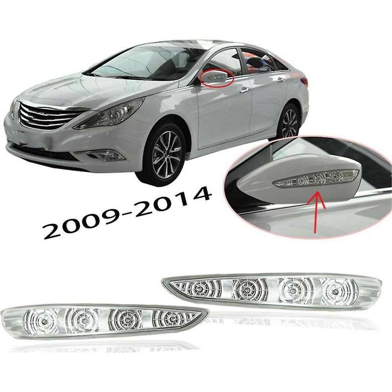 Side Mirror Light for 8 2010-2014 LED Turn Signal Lights Rear View Mirror Signal Rearview Indicator