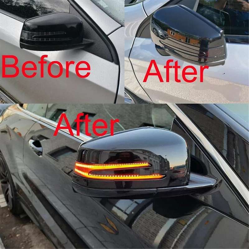 Side Mirror Light W/Sequential Turn Signal A3159539A A1668200121 for C E S CLA Class W204
