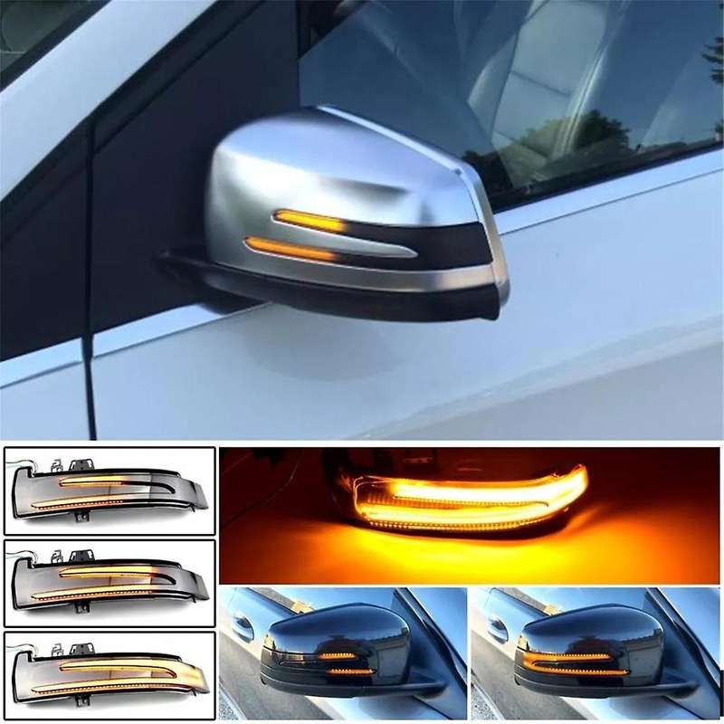Side Mirror Light W/Sequential Turn Signal A3159539A A1668200121 for C E S CLA Class W204